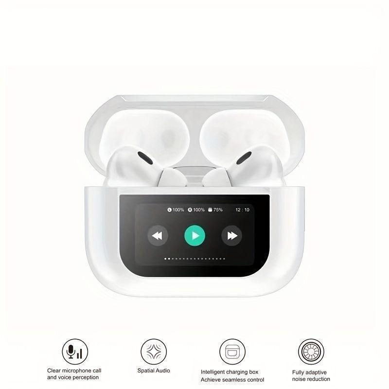 Airpods A9 Pro🎧 – Anc & Enc Noise Reduction, Touch Control, Boosted Bass, Wireless Earbuds For Android & Ios