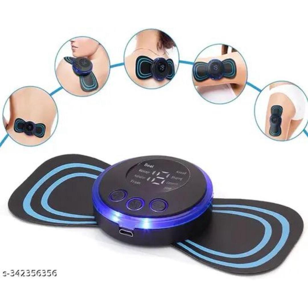 Wireless EMS Mini Body Massager – Portable Butterfly Massager for Blood Circulation & Pain Relief