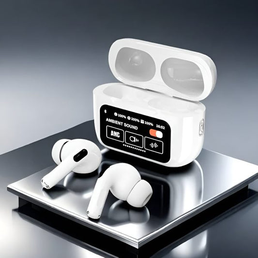 Airpods A9 Pro🎧 – Anc & Enc Noise Reduction, Touch Control, Boosted Bass, Wireless Earbuds For Android & Ios